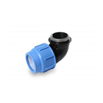 Visualizza i dettagli per Raccordo gomito filettato femmina rapido 25mm x 1"  PN 16 Blue seal Immagine di Raccordo gomito filettato femmina rapido 25mm x 1"  PN 16 Blue seal
