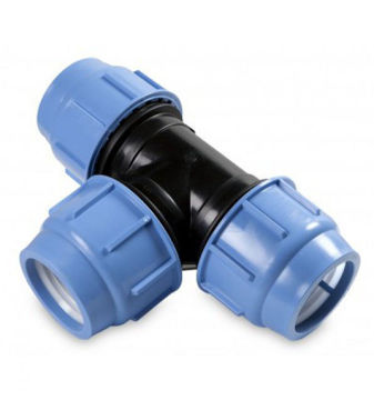 Visualizza i dettagli per Raccordo Tee rapido 40mm x 40mm X 40mm PN16 Blue seal Immagine di Raccordo Tee rapido 40mm x 40mm X 40mm PN16 Blue seal