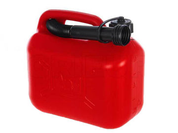 Visualizza i dettagli per Tanica in plastica per benzina e infiammabili c/tappo e beccuccio capienza 10 litri Immagine di Tanica in plastica per benzina e infiammabili c/tappo e beccuccio capienza 10 litri